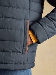 Joules Navy Heritage Padded Coat - Image 4 of 10