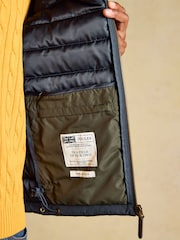 Joules Navy Heritage Padded Coat - Image 9 of 10