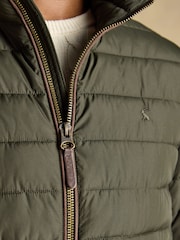Joules Green Heritage Padded Coat - Image 3 of 10