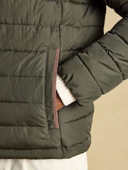 Joules Green Heritage Padded Coat - Image 6 of 10