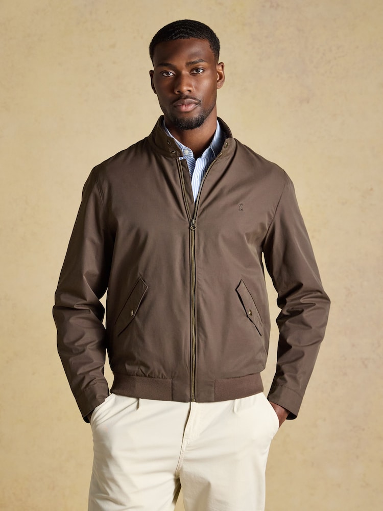 Joules Brown Harrington Jacket - Image 1 of 10