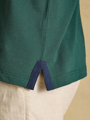 Joules Woody Green Embellished Cotton Pique Polo Shirt - Image 5 of 8