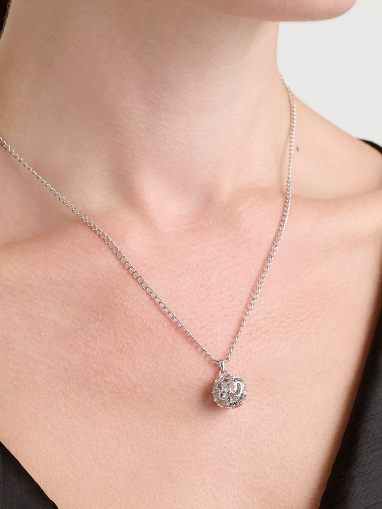 Karen Millen Frosted Ball Pendant - Image 4 of 4 Karen Millen Frosted Ball Pendant - Image 4 of 4