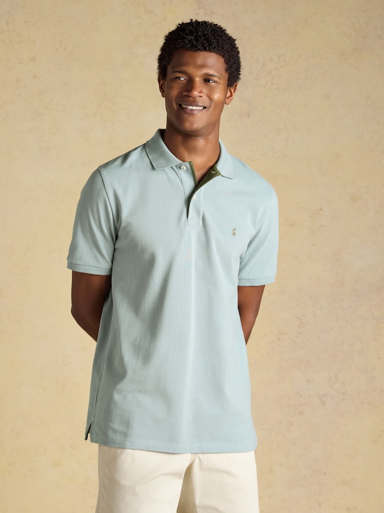 Joules Woody Blue/Navy/Striped Polo Shirts 3 Pack - Image 2 of 10 Joules Woody Blue/Navy/Striped Polo Shirts 3 Pack - Image 2 of 10