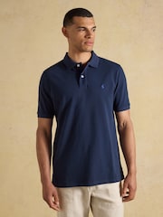 Joules Woody Blue/Navy/Striped Polo Shirts 3 Pack - Image 3 of 10