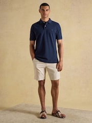 Joules Woody Blue/Navy/Striped Polo Shirts 3 Pack - Image 9 of 10