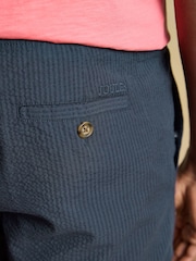 Joules Navy Seersucker Shorts - Image 4 of 4
