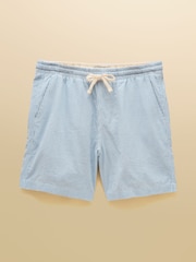 Joules Blue/White Seersucker Shorts - Image 7 of 7