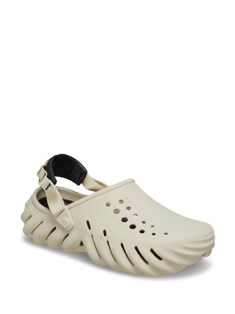 Crocs Cream Echo Clogs - Image 2 of 5 Crocs Cream Echo Clogs - Image 2 of 5