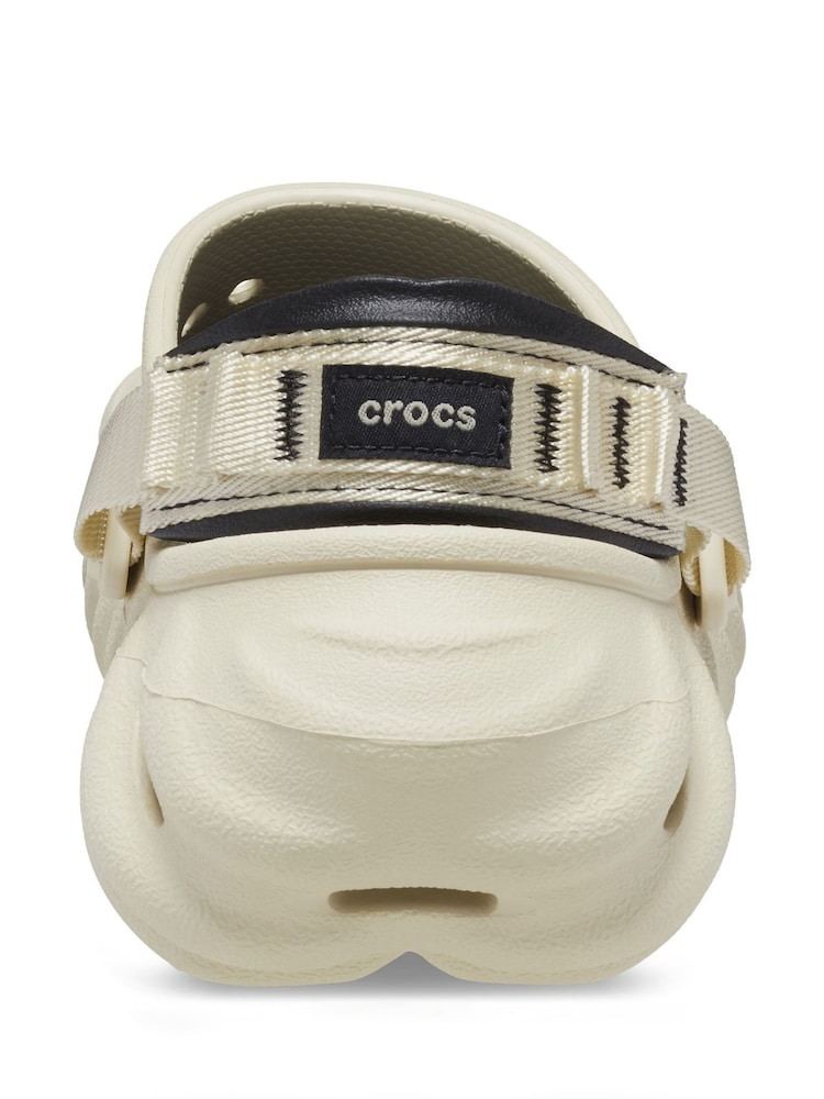 Crocs Echo with Slingback Strap in cream Crocs Beige Echo Clogs Crocs main image 3