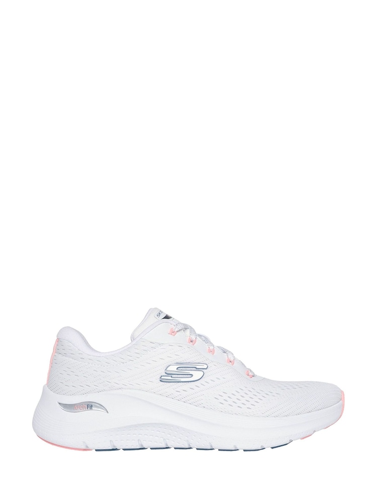 Skechers White Arch Fit 2.0 Big League Trainers - Image 1 of 5 Skechers White Arch Fit 2.0 Big League Trainers - Image 1 of 5