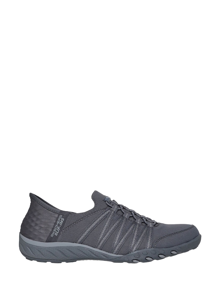 Skechers Grey Breathe-Easy - Roll-With-Me Shoes - Image 1 of 5