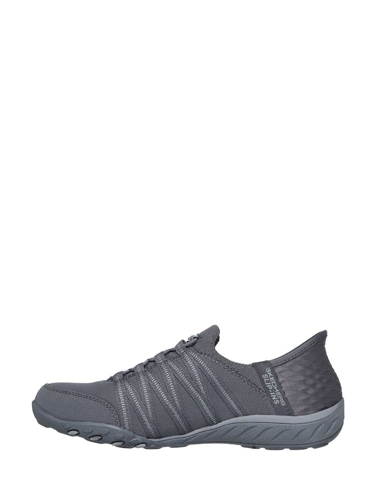 Skechers Grey Breathe-Easy - Roll-With-Me Shoes - Image 2 of 5