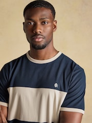 Mornarice - Pamučna majica Joules Rugbi Club Crew Neck - Slika 3 od 6