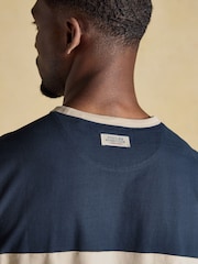 Mornarice - Pamučna majica Joules Rugbi Club Crew Neck - Slika 5 od 6