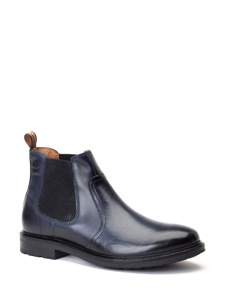 Base London Blue Bloom Chelsea Boots - Image 2 of 5 Base London Blue Bloom Chelsea Boots - Image 2 of 5
