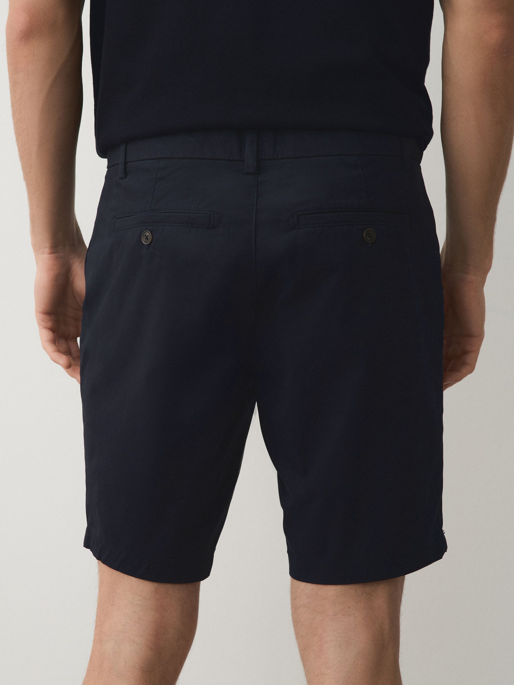 Buy Navy/Stone Skinny Fit Stretch Chino Shorts 2 Pack from Next USA