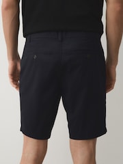 Azul marino/piedra - Ajuste ceñido - Pantalones cortos chinos elásticos 2 Pack - Imagen 4 de 12