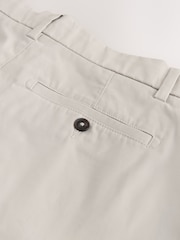 Black/Blue/Mushroom/Bone - 修身剪裁 - 彈力卡其短褲4件組 - 圖片 12/13