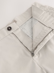 Black/Blue/Mushroom/Bone - 修身剪裁 - 彈力卡其短褲4件組 - 圖片 13/13