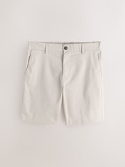 Black/Blue/Mushroom/Bone - 修身剪裁 - 彈力卡其短褲4件組 - 圖片 8/13