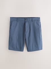 Black/Blue/Mushroom/Bone - 修身剪裁 - 彈力卡其短褲4件組 - 圖片 9/13