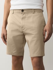 Ink Blue/Stone/White Slim Fit Stretch Chino Shorts 3 Pack - Image 2 of 11