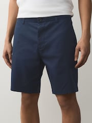 Ink Blue/Stone/White Slim Fit Stretch Chino Shorts 3 Pack - Image 3 of 11