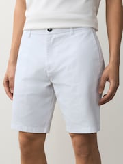 Ink Blue/Stone/White Slim Fit Stretch Chino Shorts 3 Pack - Image 4 of 11