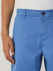 湖藍色 - 寬鬆版 - 車線卡其褲 - 圖片 3/10