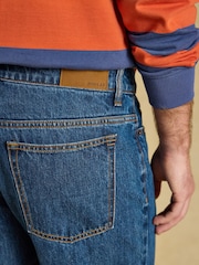 Joules Blue Denim Straight Fit Jeans - Image 5 of 6