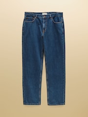 Joules Blue Denim Straight Fit Jeans - Image 6 of 6