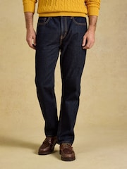 Joules Denim Dark Blue Straight Fit Jeans - Image 2 of 7