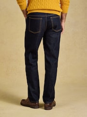 Joules Denim Dark Blue Straight Fit Jeans - Image 3 of 7