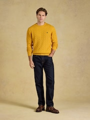Joules Denim Dark Blue Straight Fit Jeans - Image 4 of 7