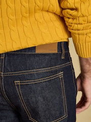 Joules Denim Dark Blue Straight Fit Jeans - Image 5 of 7