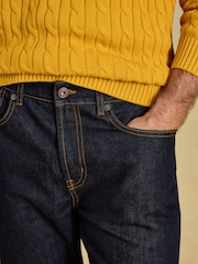 Joules Denim Dark Blue Straight Fit Jeans - Image 6 of 7