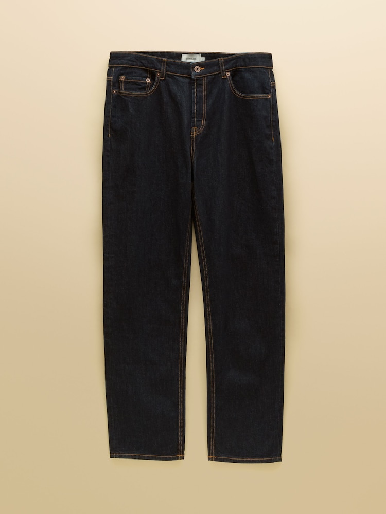 Joules Denim Dark Blue Straight Fit Jeans - Image 7 of 7 Joules Denim Dark Blue Straight Fit Jeans - Image 7 of 7