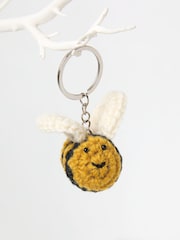 FatFace Crochet Bee Keyring - Bild 2 von 2