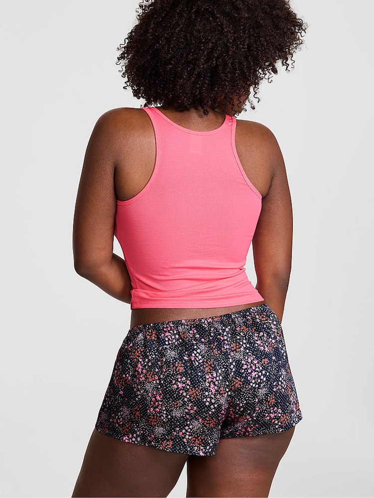 Victoria's Secret PINK Noir Navy Blue Bandana Print Micro Pyjama Bottoms - Image 2 of 2