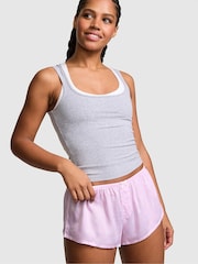 Victoria's Secret PINK Pink Tulip Heart Print Micro Pyjama Bottoms - Image 1 of 2