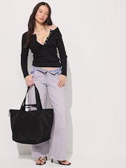 Victoria's Secret Pink Black Nylon Tote - Image 1 of 4