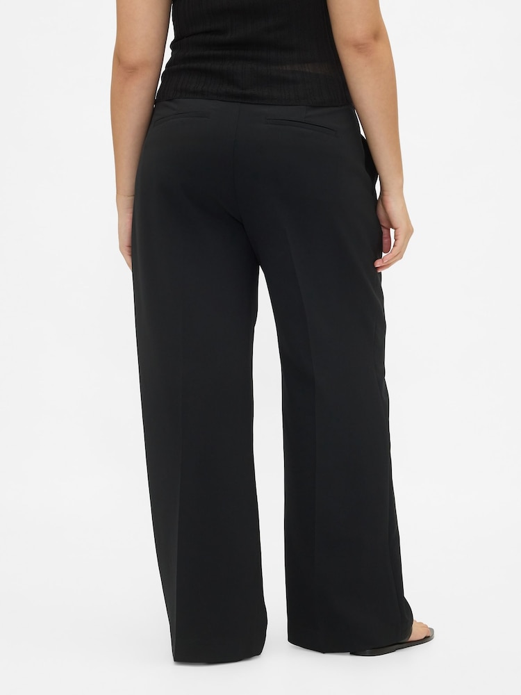 Gap Black 365 Low Waisted Pleated Wide Leg Trousers - Image 6 of 6 Gap Black 365 Low Waisted Pleated Wide Leg Trousers - Image 6 of 6