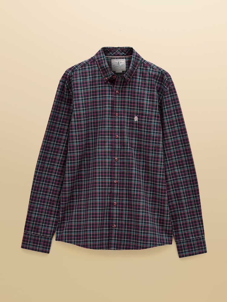 Azul marino y rojo - Camisa Oxford de algodón de corte clásico a cuadros de Joules - Imagen 10 de 10 Azul marino y rojo - Camisa Oxford de algodón de corte clásico a cuadros de Joules - Imagen 10 de 10