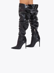 Carvela Black Eterno Slouch Otk Boots - Image 1 of 4