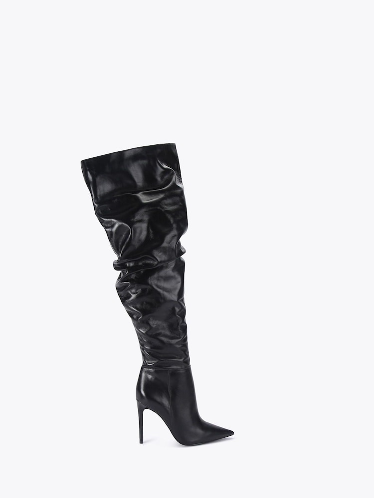 Carvela Black Eterno Slouch Otk Boots - Image 1 of 4 Carvela Black Eterno Slouch Otk Boots - Image 1 of 4