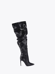 Carvela Black Eterno Slouch Otk Boots - Image 2 of 4