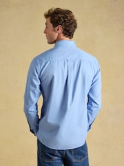 Azul - Joules Garment Dyed Cotton Twill Long Sleeve Shirt - Imagen 3 de 10