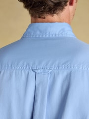 Azul - Joules Garment Dyed Cotton Twill Long Sleeve Shirt - Imagen 9 de 10