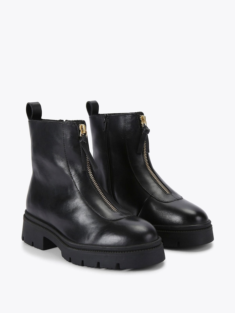 Carvela Black Malfa Zip Ankle Boots - Image 5 of 5 Carvela Black Malfa Zip Ankle Boots - Image 5 of 5